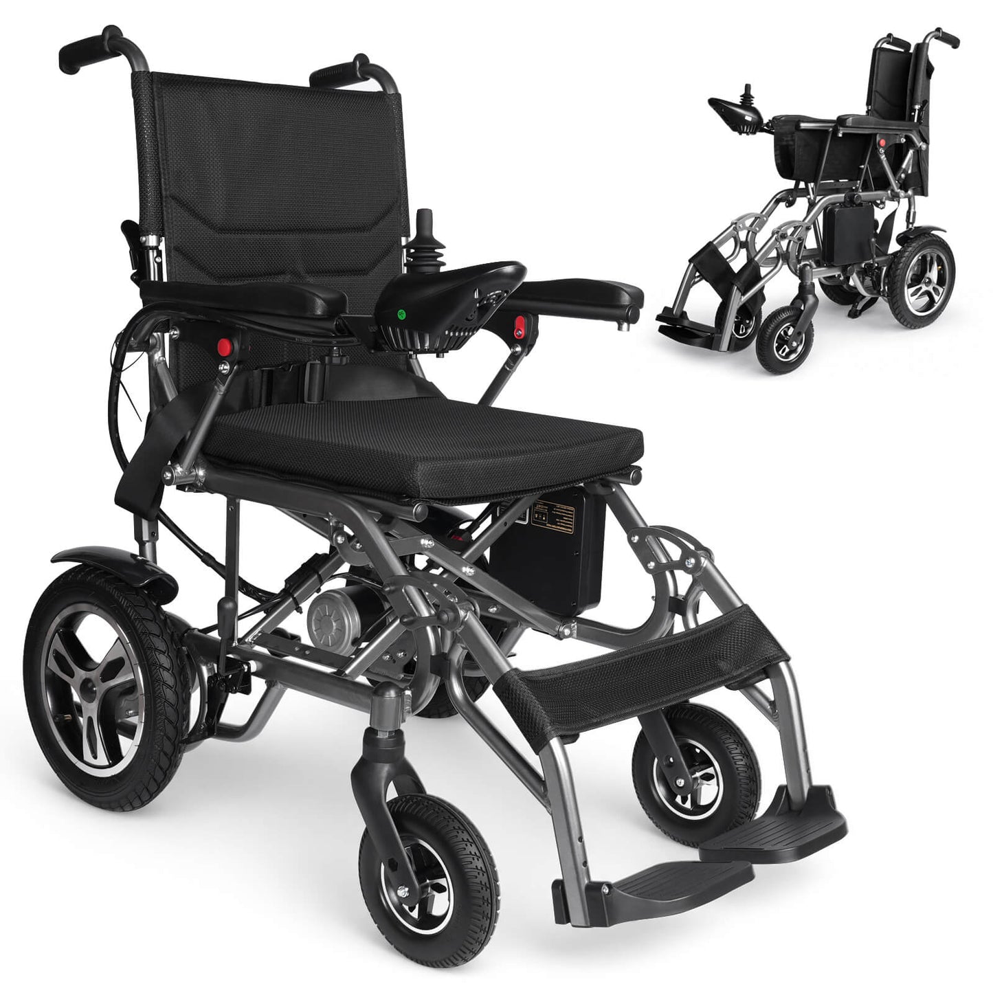 Doforu Foldable Lightweight Electric Wheelchair for Seniors & Disabled